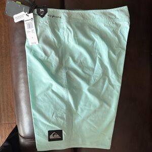 Quiksilver Mint Green Board Shorts